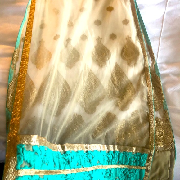 Pakistani/ Indian Salwar Anarkali Chudidar Saree - Picture 3 of 13